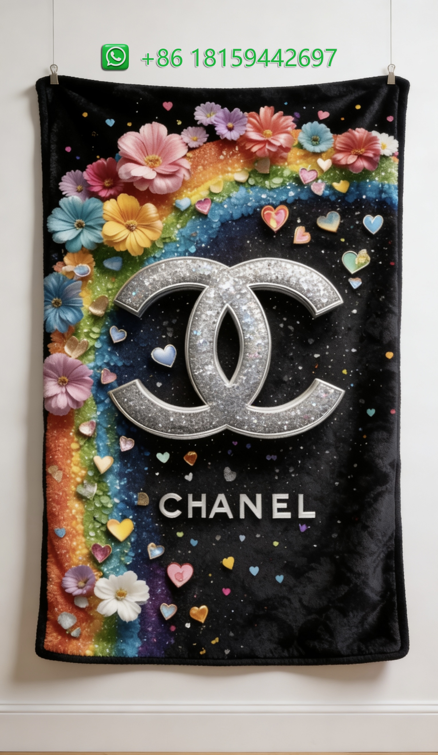 Chanel Throw Blankets
